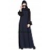 Dual colored abaya- Blue-Black Dual colored abaya- Blue-Black